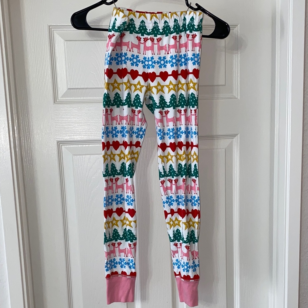 Boden Christmas Winter Festive Kids Pajama Bottoms. Size 11